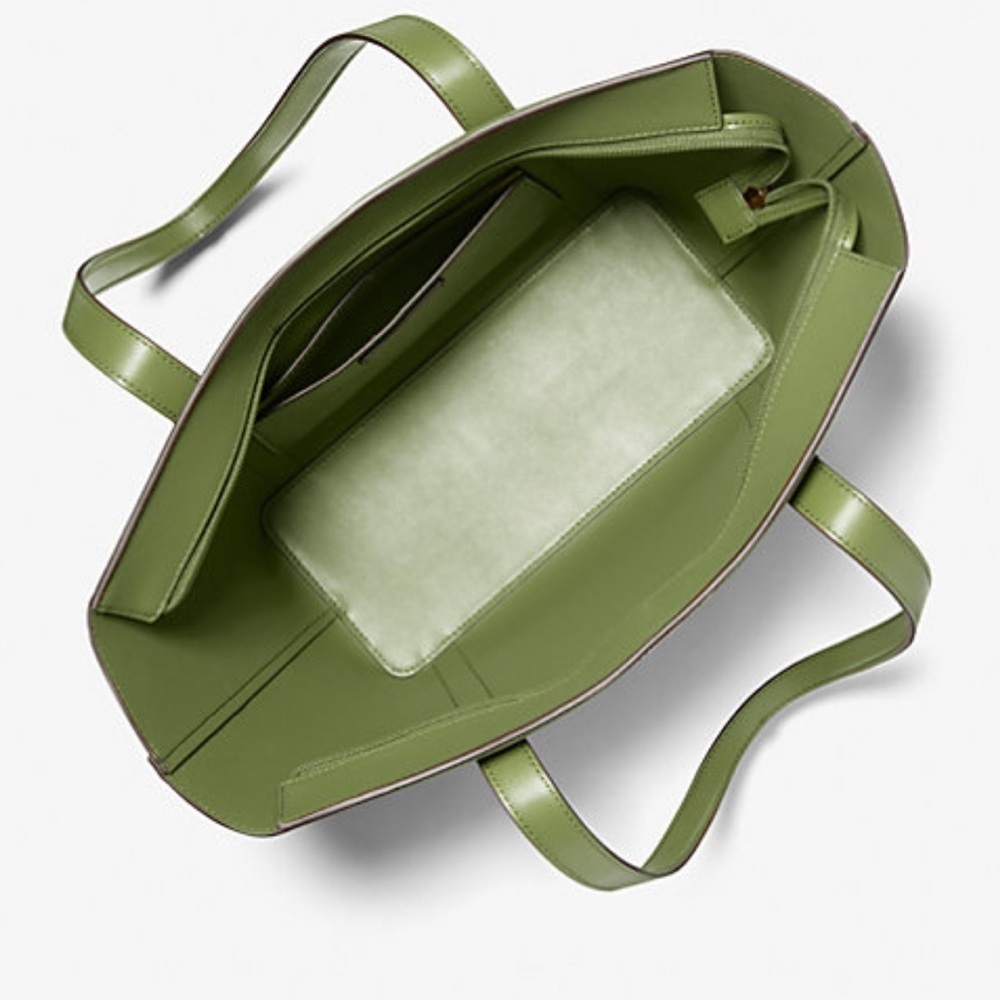 NWT Michael Kors Pratt Large Tote Bag Light Sage - Picture 3 of 3